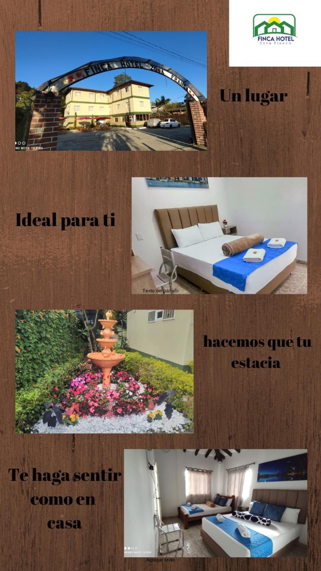 Finca Hotel Zona Franca Ріонегро Екстер'єр фото